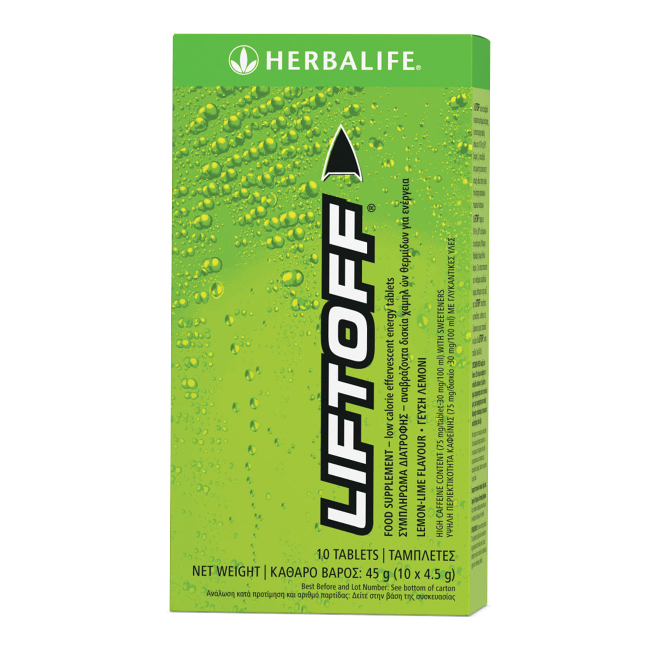 Lift Off® Lemon-Lime 10 tablets | Herbalife Nutrition UK